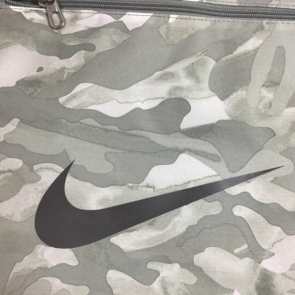 Nike Drawstring Gray Camouflage Brasilia Gymsack - Picture 3 of 5